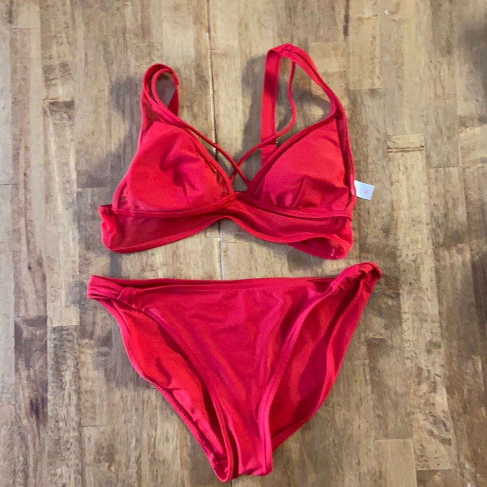 Red bikini